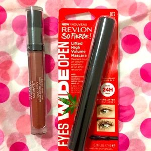 (Sold)Revlon So Fierce High Volume Mascara & Colorstay liquid lip color